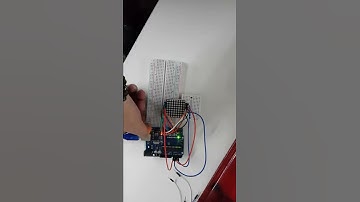 Flecha en movimiento en matriz led 8x8 - Arduino