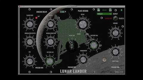 Lunar Lander Effects Plugin in a mix- Night Shift