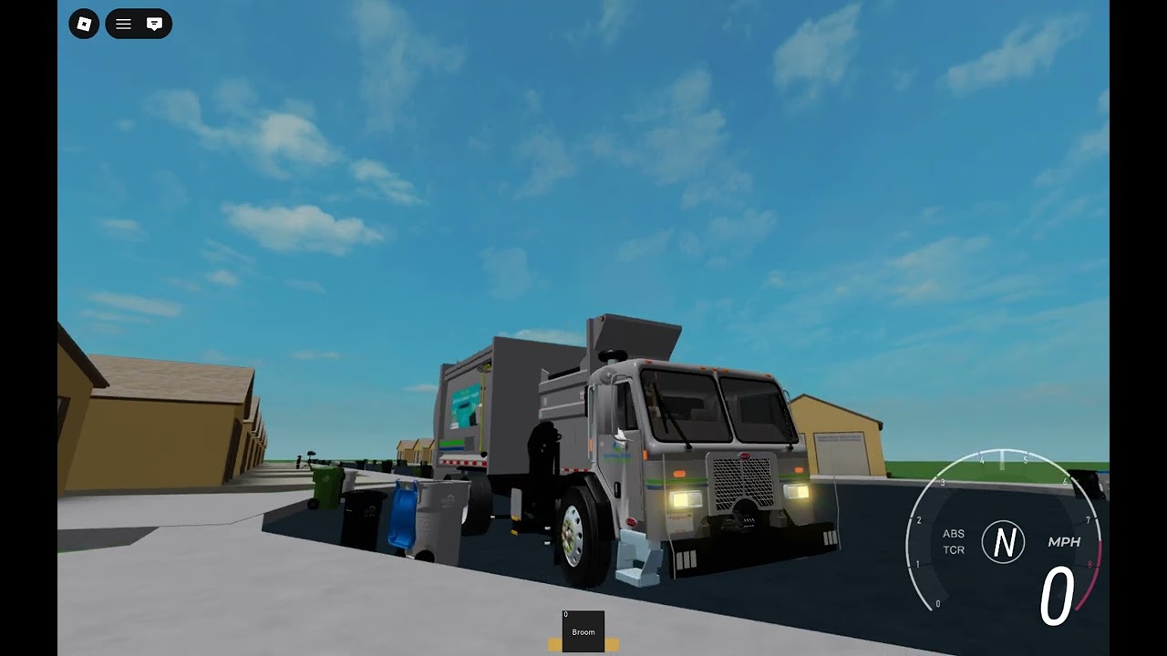 Auto car | blue bins | roblox garbage truck