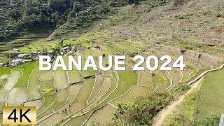 Banaue PhilippinesTrekking Tour 🇵🇭|2024| Batad Rice Terraces &Tappiya Falls & Bangaan Village |4K|