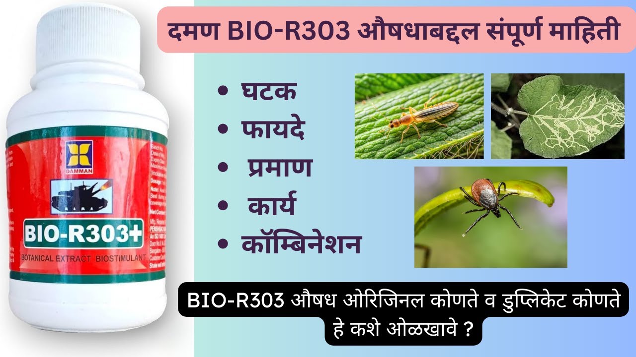 Bio 303 Insecticide | बायो 303 कीटकनाशकबद्दल संपूर्ण माहिती. - YouTube
