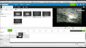 Uploading media to WeVideo