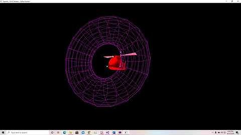 Animate a Helicopter with Torus in front Using OpenGL