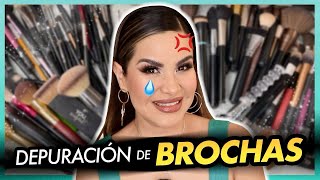 DEPURANDO MI COLECCION DE BROCHAS