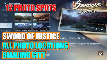 Ornate Jade & EXP Rewards  – All 12 Scenery Locations in Bianjing City (Sword of Justice Guide)