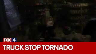 VALLEY VIEW TORNADO: Dozens take cover at Shell gas station as twister roars by
