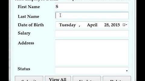 Employee Management System - Add Employee Detail