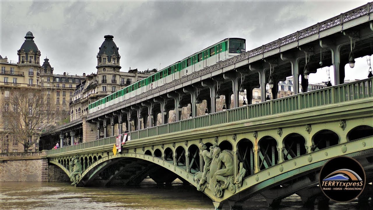 Métro de Paris - Ligne 5 & 6 / Inondations, crue de la Seine à Paris 2018