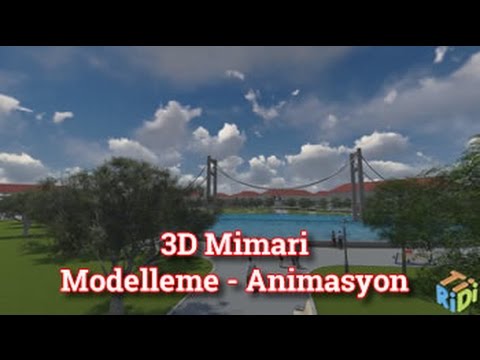 3D mimari modelleme ve animasyon