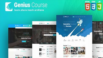 Genius Course - Learning & Course HTML Template | Themeforest Website Templates and Themes