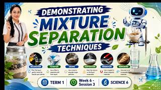 TERM 1 | Week 6 - Session 3 | SCIENCE 6 - Demonstrating Mixture Separation Techniques