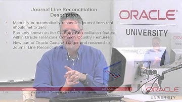 Introduction to General Ledger: Accounting Manager - Journal Line Reconciliation