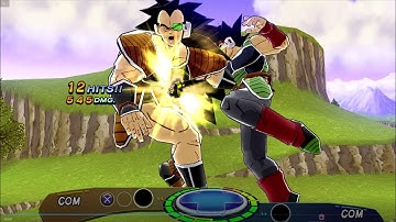 Dragon Ball Z Budokai HD Bardock vs Raditz (com vs com) Battle Gameplay