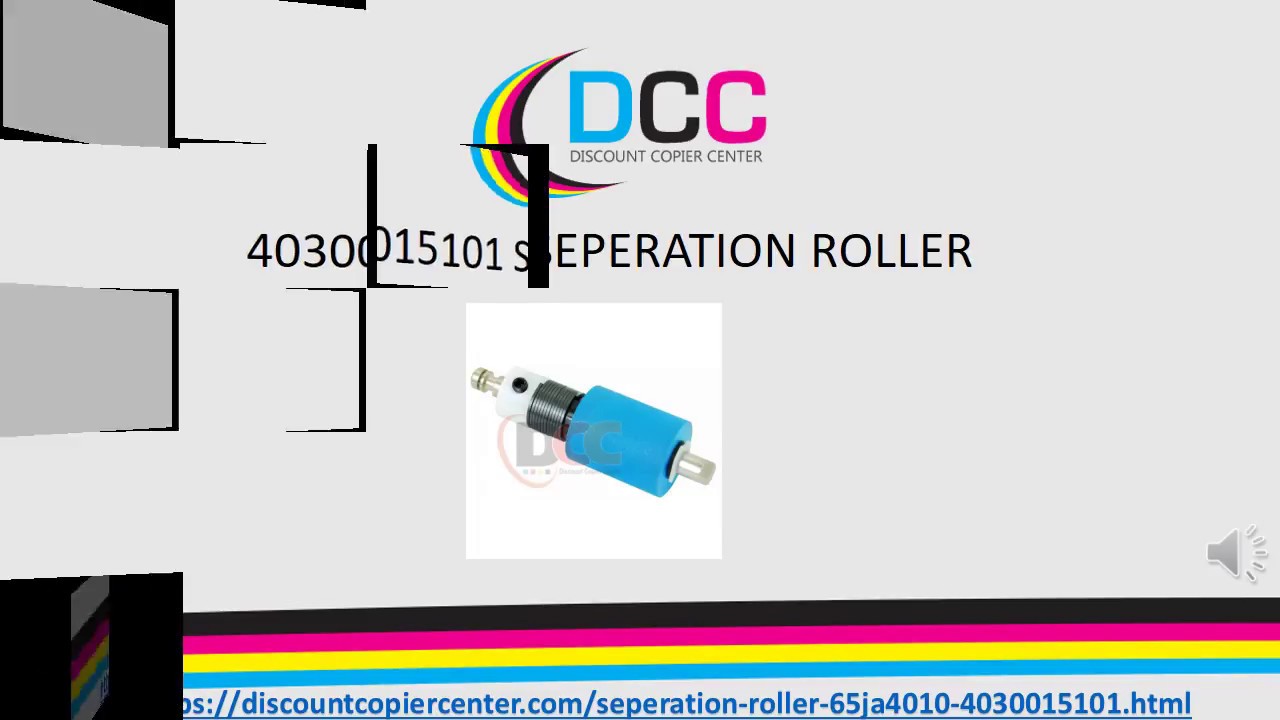 Konica Minolta Separation Roller Assembly  4030-0151-01, 65JA-4010, 65JA4010, 4030015101 For Sale