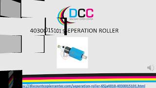 Konica Minolta Separation Roller Assembly  4030-0151-01, 65JA-4010, 65JA4010, 4030015101 For Sale Develop 367 Tray 1 Feed Roller Pick Up Roller Separation Roller