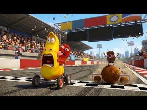 LARVA CARTOON 2026: Who Will Be the King of Speed? Red and Yellow Larva vs. Rolling Beetle!