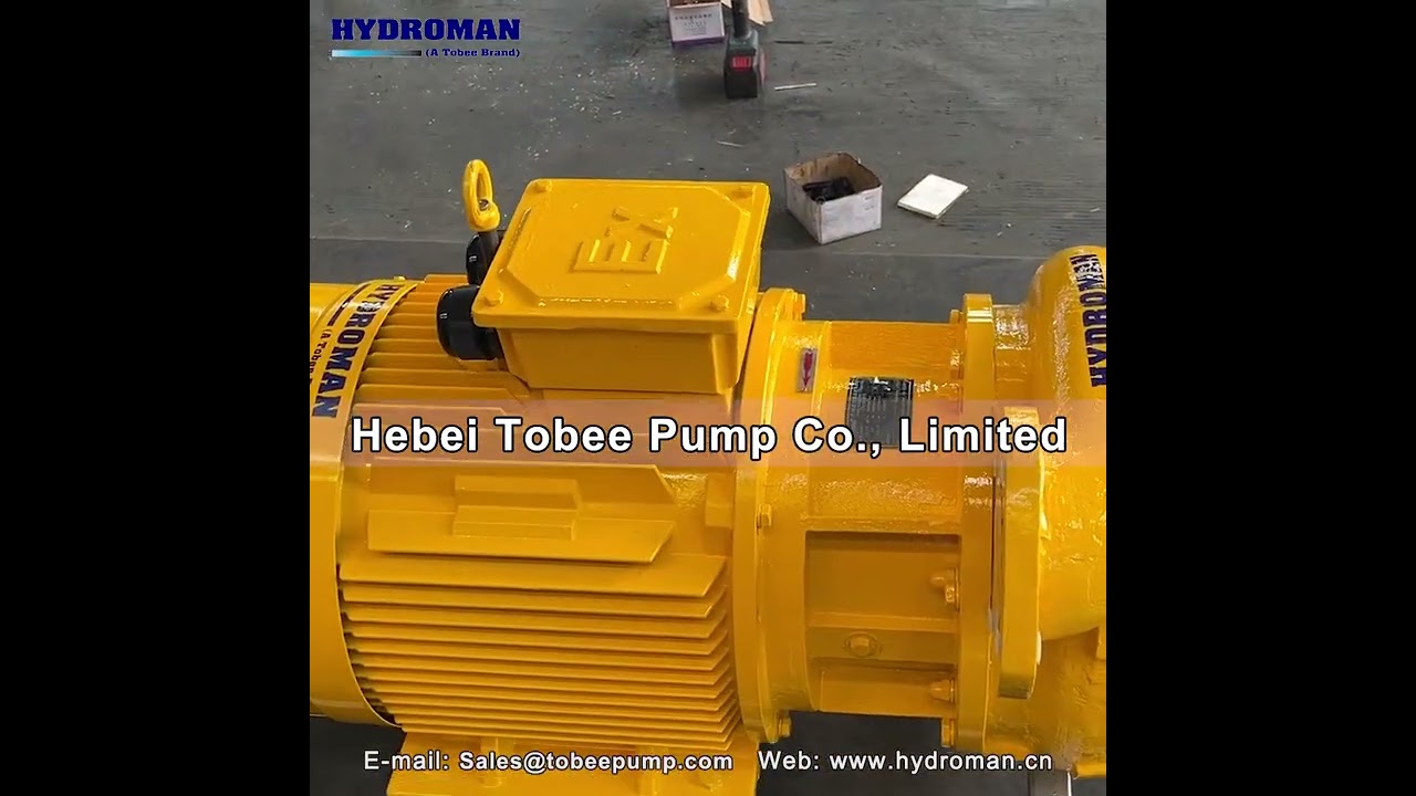 Hydroman® Slurry Pump for Micro Tunnel Machine 