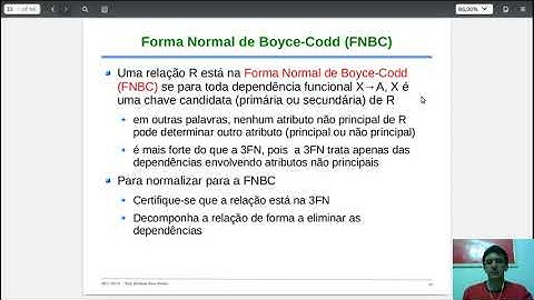 Videoaula 5e - Normalização de Dados - 3FN e FNBC
