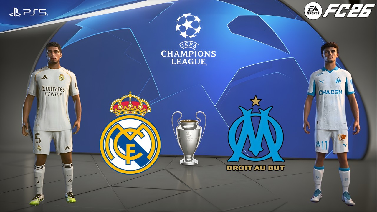 ФК 26 - Реал Мадрид против Марселя | Финал ЛЧ | Эпическая битва Бенджамина Павара против Арды Гюлера