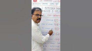 How to Remember Charge Framing Sections in Cr.P.C, 1973 ?