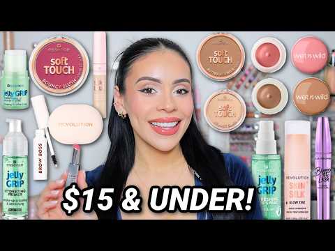 Testing VIRAL Drugstore Makeup Under $15 😍 | Full Face First Impressions + Wear Test