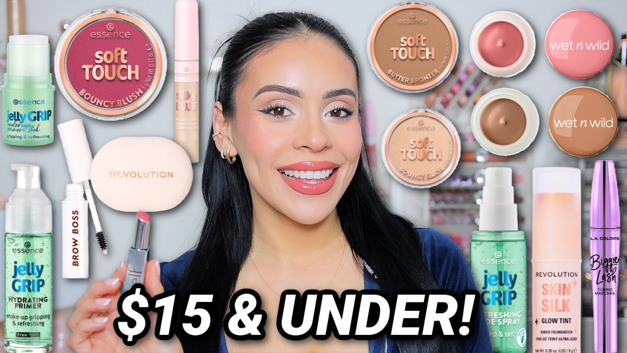 Testing VIRAL Drugstore Makeup Under $15 😍 | Full Face First Impressions + Wear Test