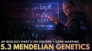 5.3 Mendelian Genetics AP Biology Chi-Square Testing & Gene Mapping STEP BY STEP REVIEW!