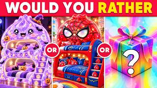 Would You Rather - Build Your INCREDIBLE Luxury Dream House 🏰🌈✨ Mystery Gift Edition 🎁🤑 Daily Quiz