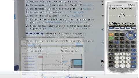 AP Calculus 1.4 - Parametric Equations - HW #21