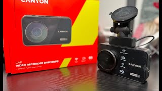 CANYON Car video recorder DVR10 GPS  review  #canyon #dashcam