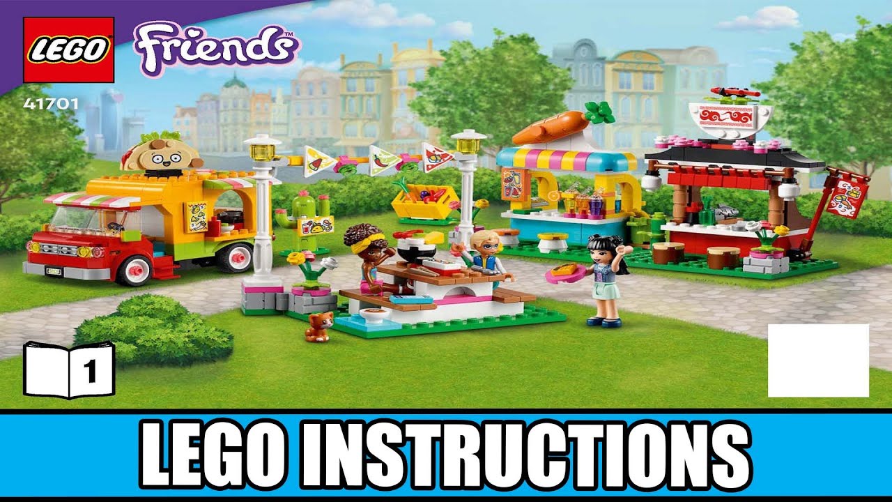 Friends - Street Food Market LEGO instructions