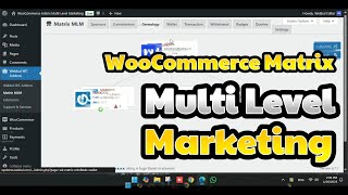 WooCommerce Matrix Multi-Level Marketing #multivendor #vendormanagement
