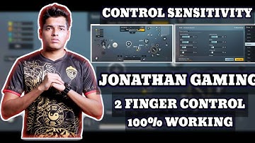 JONATHAN CONTROL LAYOUT CODE AND SENSITIVITY CODE BGMI 2 FINGER CONTROL AND SENSITIVITY STAR RAJ YT
