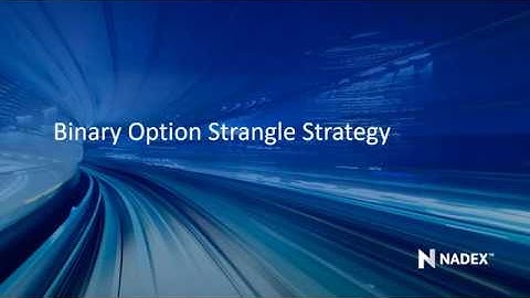 Trading strangles with binary options