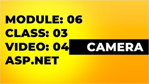 Module-06 Class-03 Video-04 ASP.NET