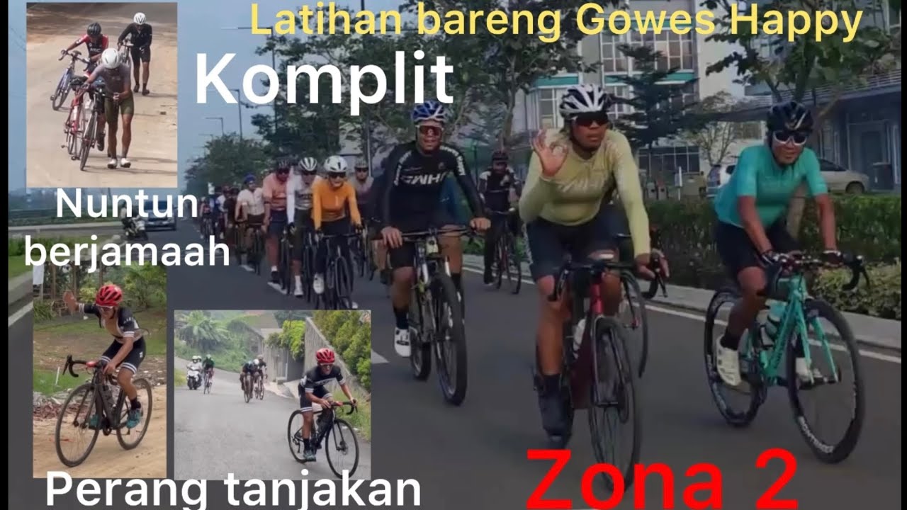 KOM Gowes Happy ! Qorie Perkasa diwarnai Nuntun berjamaah