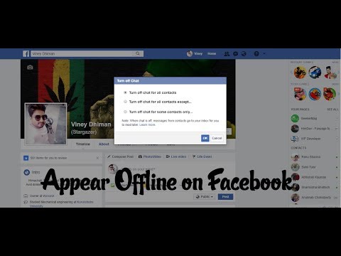 How to Appear Offline on Facebook - Desktop Version