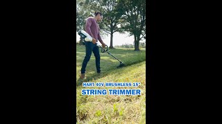 HART 40V Brushless 15in String Trimmer