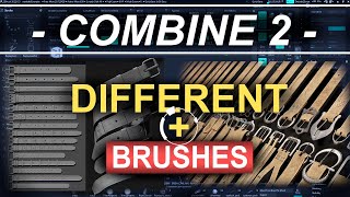 ZBrush - COMBINE 2 Separate Brushes (In 60 SECONDS!!)