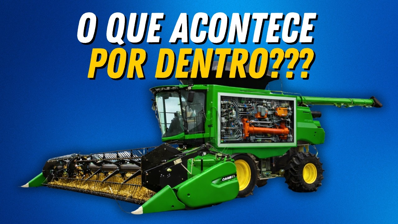 A ENGENHARIA ESCONDIDA DAS COLHEITADEIRAS!