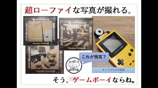 【トイカメラ？】驚異のモノクロ約1万画素！　ゲームボーイポケットカメラ