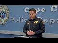 Cape coral police department news conference