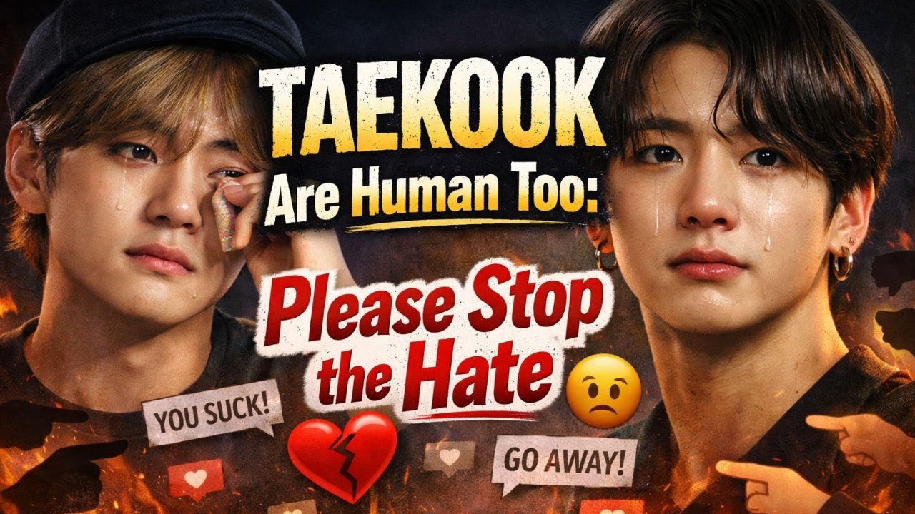 ✋TAEKOOK Are Human Too: 🚫PLEASE STOP the Hate 🥺