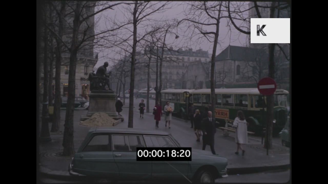 1960s Paris Street Scenes, 35mm