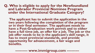 Who is eligible to apply for the NLPNP under the International Graduate Category?