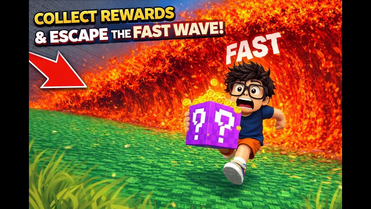 I Tried to ESCAPE the FASTEST WAVE in Roblox!