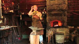 Blacksmith at Great Camp Sagamore, Adirondack Park, NY