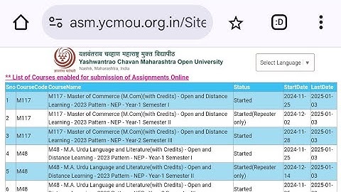 ycmou home assignment online submission last date extended till:03 January 2025 #ycmouhomeassignment