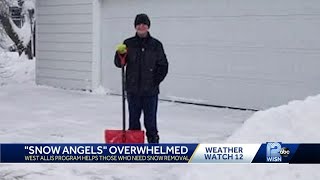 Snow Angels help clear driveways, sidewalks
