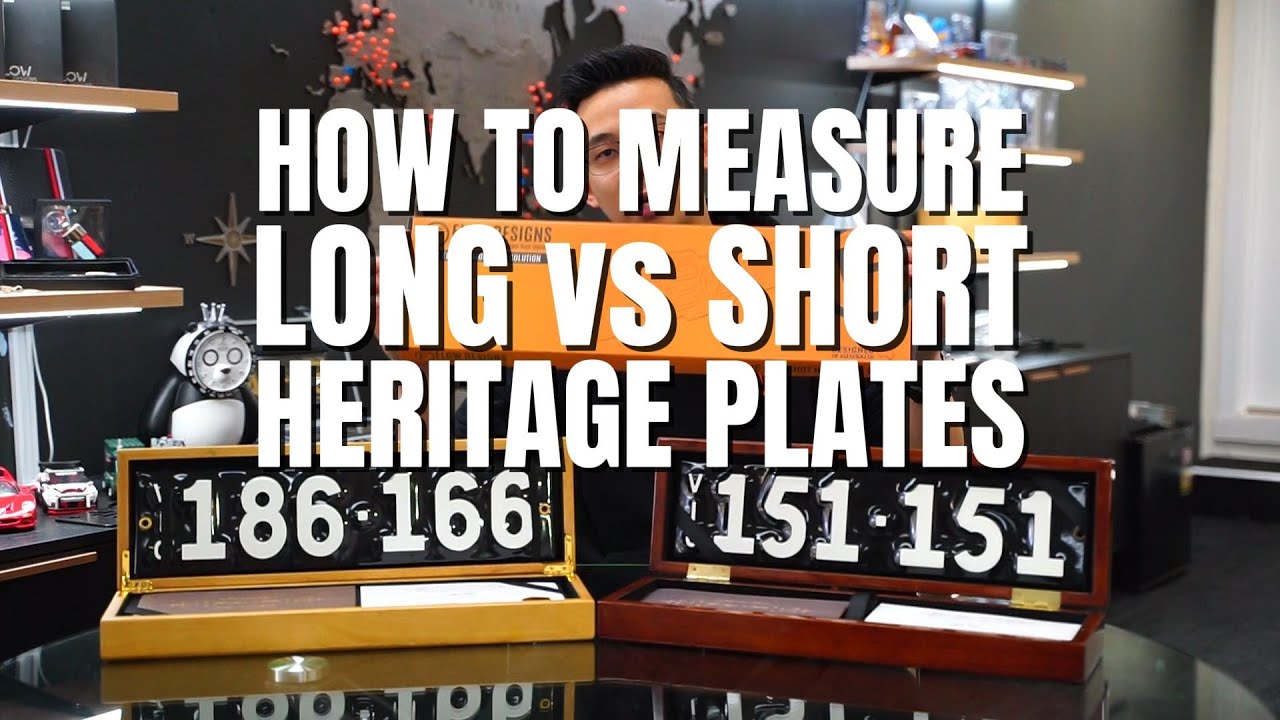 Long vs Short Heritage plates How to measure and identify which you